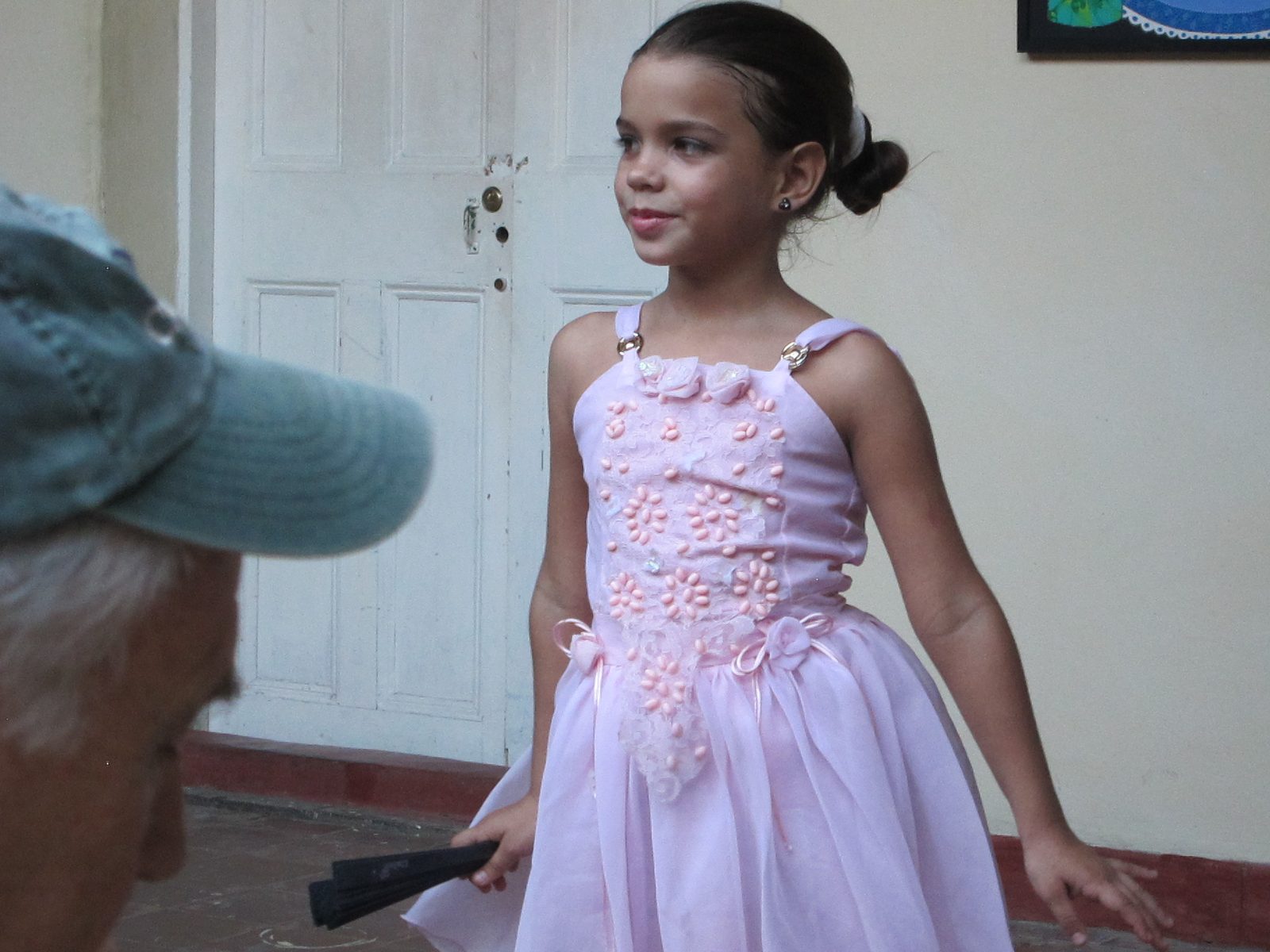 Another dance troupe.  This little girl was a charmer.